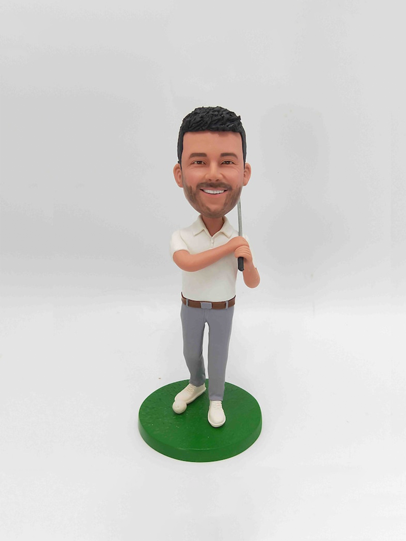 Custom Fishing Expert Clay Figurines, Personalized Fisherman Dolls